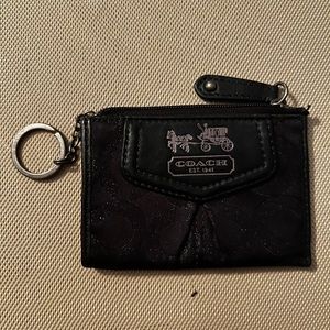 COACH- card case key chain